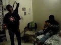 This is our first song from about a year ago. That's me, Ramit rapping and Solomon on the guitar. We've performed it a number of times after and gotten better at it now ... Hopefully :D Hope you all enjoy it :) tell us what you think about it :D Thanks to Mama for recording and our band manager (BM) Sara!! :D