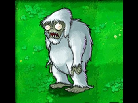 how to discover the yeti zombie on plants vs zombies