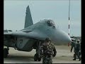Gli F16 del 5° stormo assieme ai MIG29 ungheresi