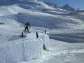 Snowboard Double frontflip in les arc