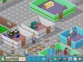 i wanted to try something, the first level of theme hospital on hard. but i also limited myself to one doctor, one nurse and one receptionist. i also only built things as they were required. that might really make things easier, i'm not sure. i first thought i could do without any of the 