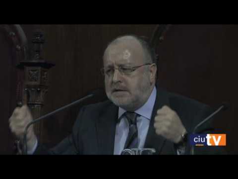 Resum de la Conferència sobre Immigració, d'Àngel Colom, al Paranimf de la Universitat de Barcelona