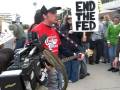 videos de CIMG5815.MOV news crews join the end the fed protest