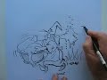 HOW TO DRAW A CARTOON WITCH AND A CAULDRON PART TWO HOW TO DRAW A CARTOON WITCH AND A CAULDRON PART TWO