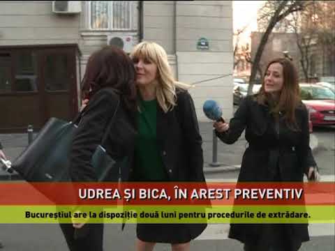 Udrea și Bica în arest preventiv, în așteptarea extrădării