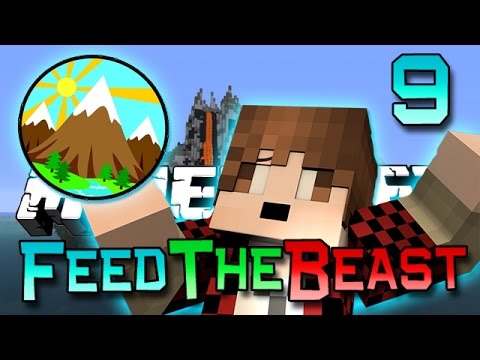 Minecraft: Feed The Beast Ep. 9 - Big Mountain Quarry! (Modded Survival Series)