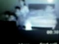 ghost silhouette seen through the infrared of mobile eye