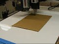 Techno LC cnc machine with a Tangential knife.