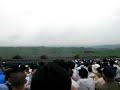 08総火演　90式戦車走行間射撃