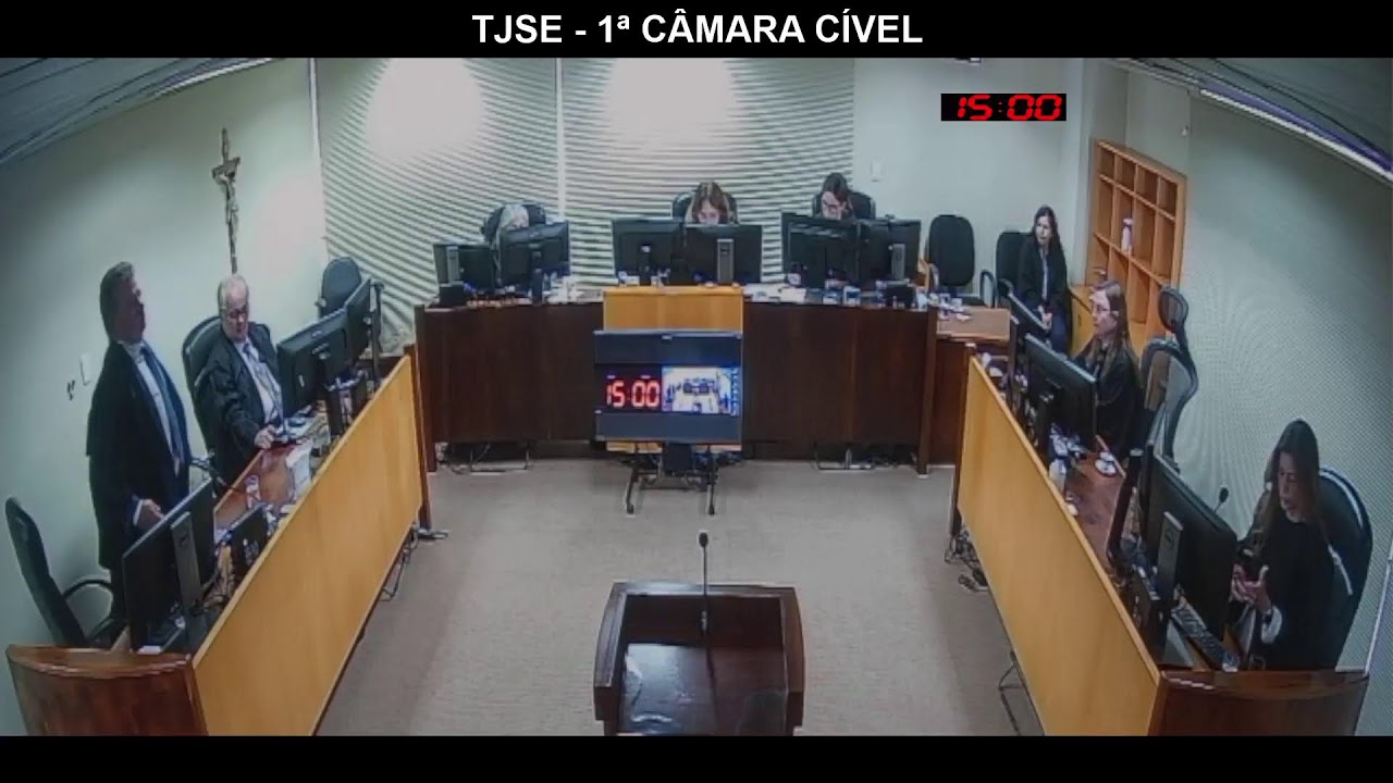 Sessão Ordinária Presencial da 1ª Câmara Cível do TJSE - 17.11.2025