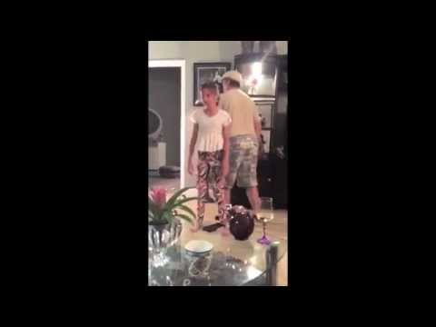 Dancing Uncle and Niece crack up audience