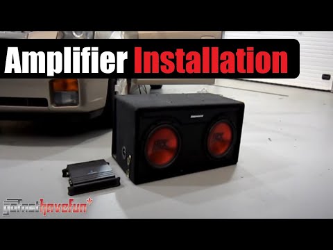 How to wire / Install an Amplifier and Sub Woofer / Amp Install