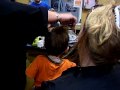 lUCAS FIRST HAIR CUT