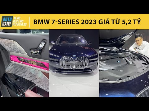 BMW 7-Series 2023 giá từ 5,2 tỷ đồng, cạnh tranh với Mercedes S-Class |Autodaily.vn|