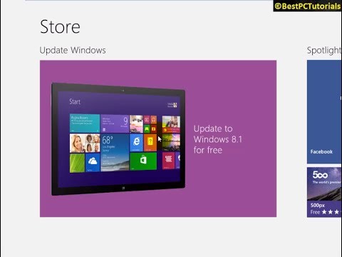Upgrade to Windows 8.1 from Windows 8 Store (Step by Step)