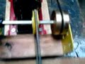 Mamod sp1 with hand built meccano hammer