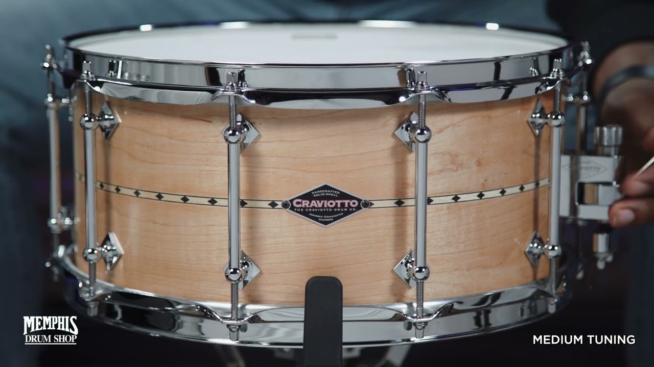 Craviotto Snare Drums at Memphis Drum Shop