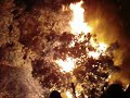 fire during fireworks display