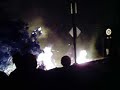 fire during fireworks display