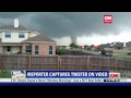 CNN's Brooke Baldwin speaks with iReporter Kelly Carrasco, who filmed a funnel cloud moving through Forney, Texas.