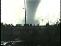 Tornado on McConnell Air Force Base III (Rarely seen video)