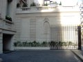 A view of the main entrance of the beautiful Palacio Duhau Park Hyatt Hotel in Buenos Aires, Argentina. Filmed on June 10th, 2007.