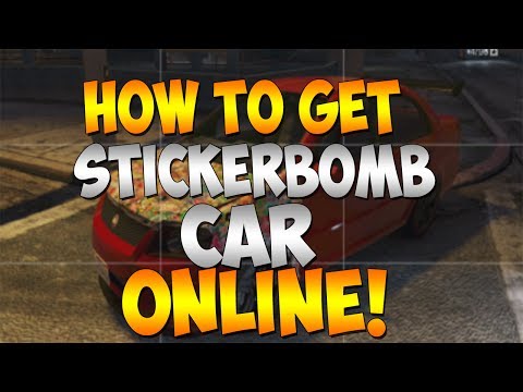 GTA 5 Rare Cars - Get the Sticker Bomb Car Online!