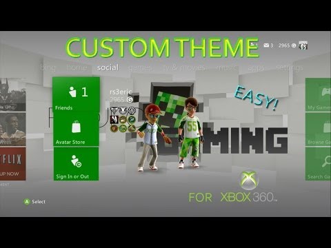 how to themes on xbox 360