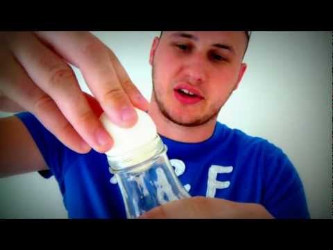 how to fit egg in a bottle
