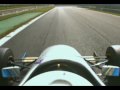 on board camera with crash at parabolica in Monza (Italy) during free test session.