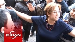Belediyeye sığınan eylemcileri polisten başkan kurtardı
