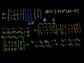 Null Space 2: Calculating the null space of a matrix - free flv video @ vwatch.tv