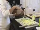 For Japanese class. I honestly think you'd have a hard time trying to learn how to make gyoza with this video...