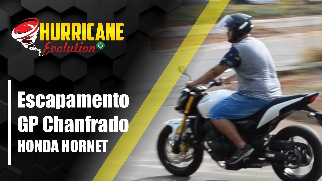 Capa do vídeo  Escapamento GP Chanfrado Full Honda CB 600F Hornet 2008 a 2016