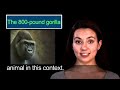MORE FREE VIDEOS www.sozoexchange.com This is a phrase which means a person or a company that is very dominant because of their size and power. Obviously, the gorilla is the largest ape which is used as a symbol of a powerful animal in this context. For example, you can say, Most people would agree with me if I said that Google is the 800-pound gorilla of online advertising.