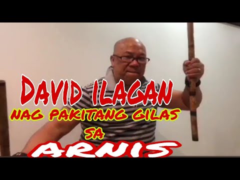 DAVID ILAGAN nagpakita Ng gilas sa ARNIS,para saan