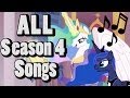 All Songs from My Little Pony Friendship is Magic SEASON 4! (1080p HD) Every Song From MLP FiM S4 All Songs from My Little Pony Friendship is Magic SEASON 4! (1080p HD) Every Song From MLP FiM S4