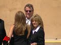 Raw Video: Farrah Fawcett Funeral Held in LA