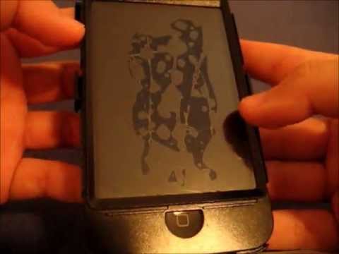 how to get rid of rainbow effect on otterbox