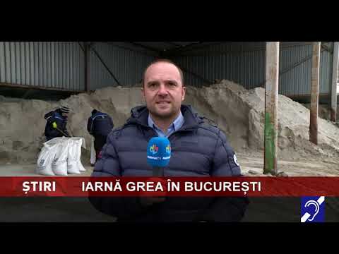 Iarnă grea în București