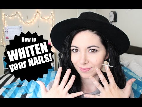 how to whiten nails