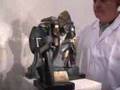 Harmony of Samothrace (Blue Bronze) - Contemporary Sculpture