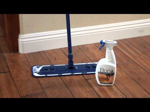 how to properly mop wood floors