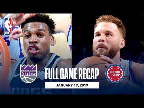 Video: Full Game Recap: Kings vs Pistons | Hield Wins It At The Buzzer