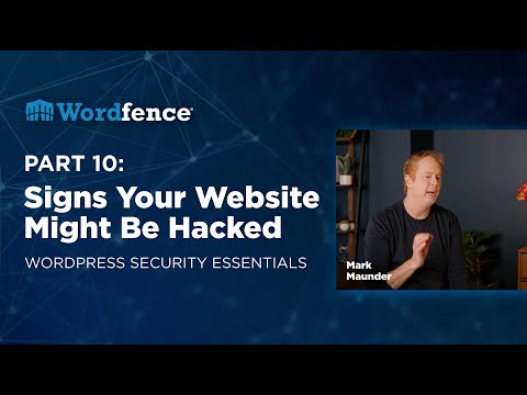 signes de piratage WordPress par Wordfence