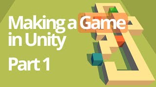 Making A Simple Game In Unity (Part 1) - Unity C# Tutorial