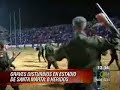Fuertes disturbios en estadio de la Costa Atlántica