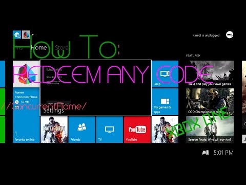 how to redeem xbox live code