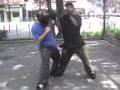 Sparring with Lyte Burly
