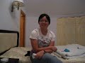 Beeching on the bed